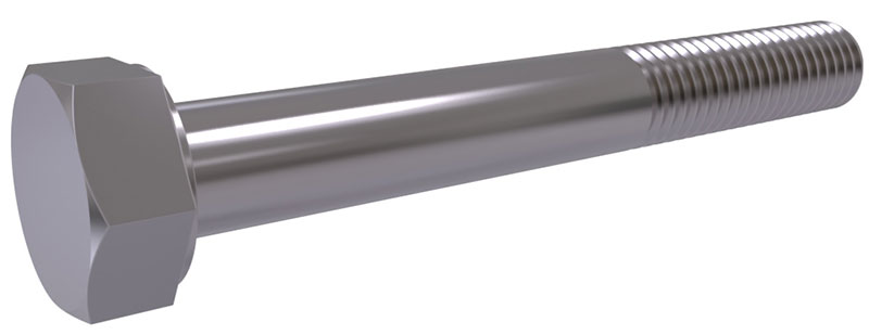 thumbnail image 2 of Rivercity Fastener M12-1.75 X 170mm Hex Head Cap Screw - Metric 10.9 Grade, Zinc Finish (1 Bolt) 2 of 4