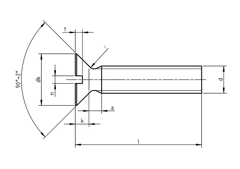 Box M4 Senkschrauben mit Schlitz DIN 963 ISO 2009 4.8 Stahl gal verz 